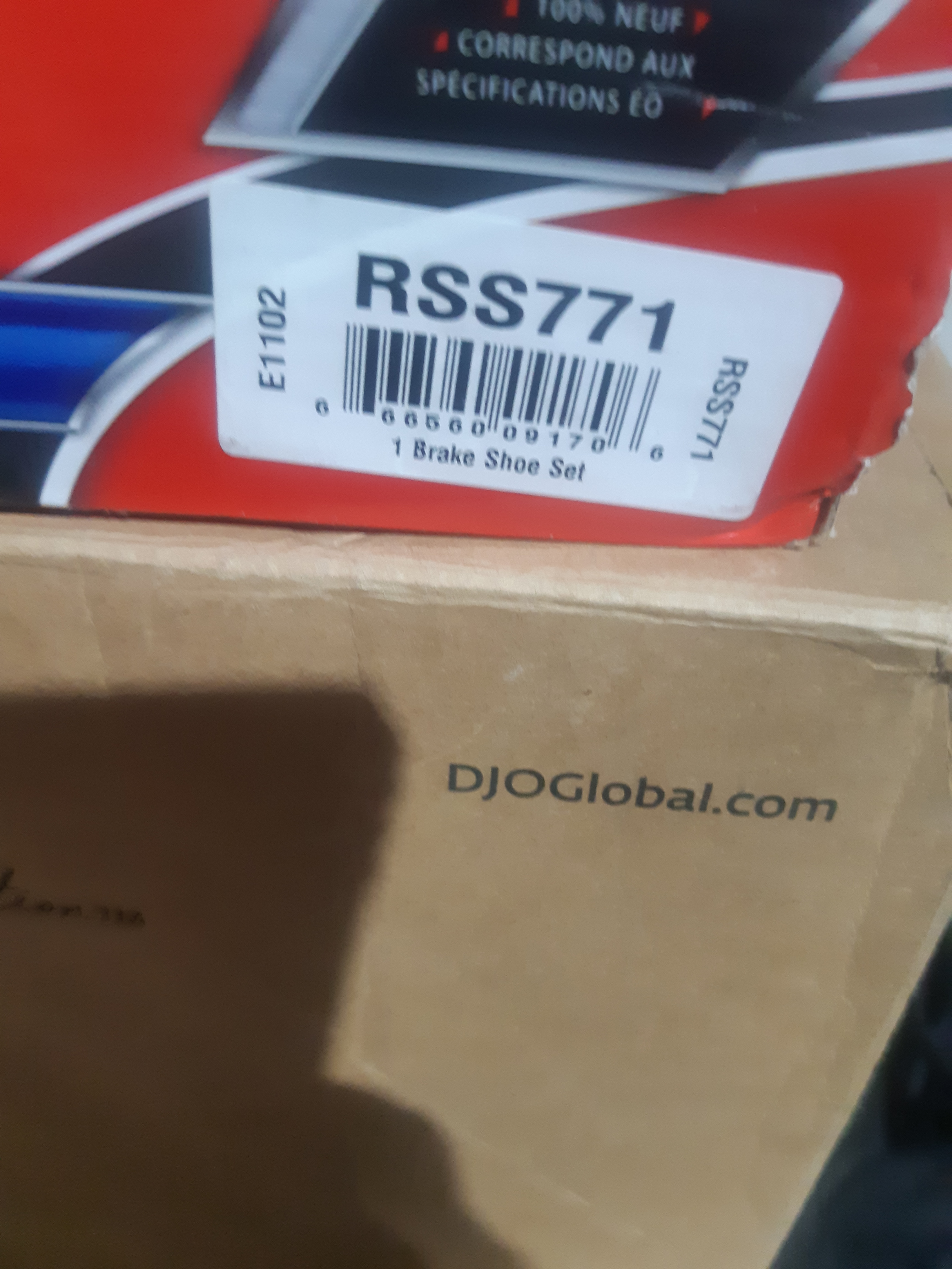 Brake shoes rs parts rss771 - photo 2
