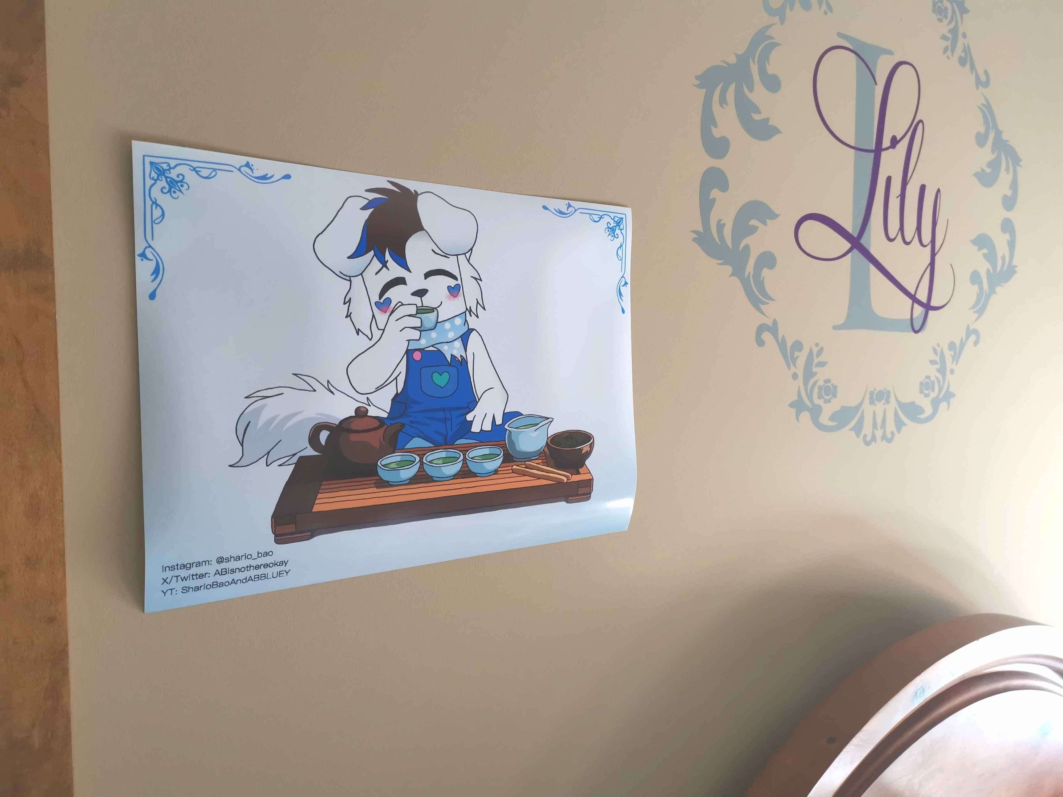 🐶🍵 AB Bluey – Tea Time Poster $30 - photo 2