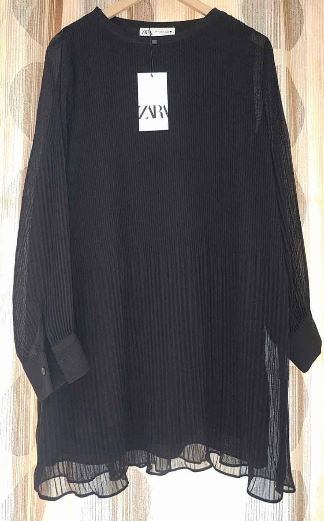 Zara Chiffon Pleated Dress