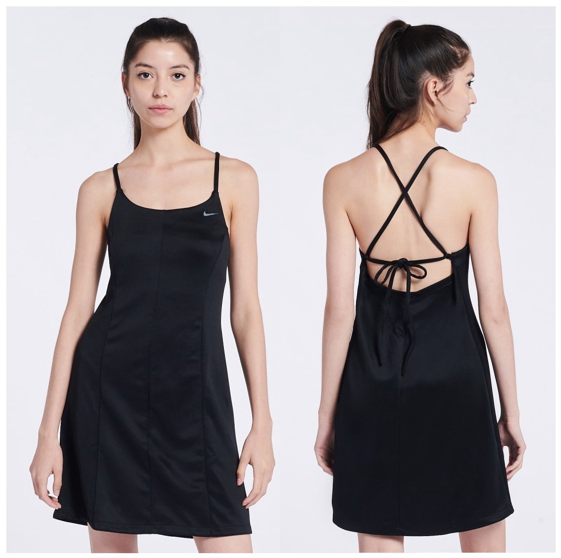 BNWT Nike Icon Clash Black Tight Fit Tennis Dress