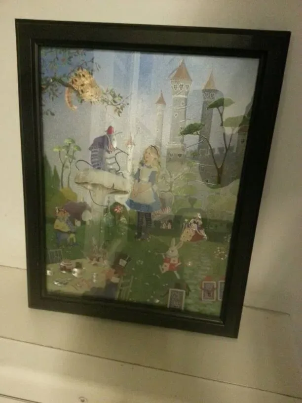 Alice In Wonderland: Framed Shimmery Dufex Foil Print - photo 5