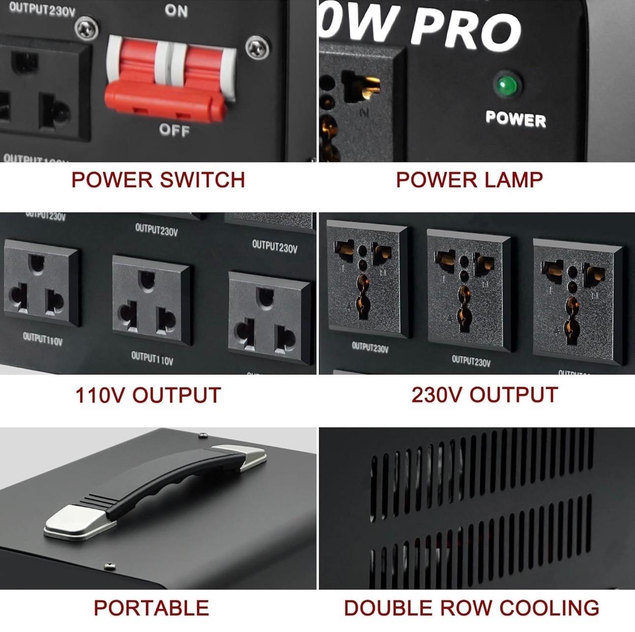 Voltage Converter Transformer Pro 5000W Heavy Duty Step Up/Down - photo 5