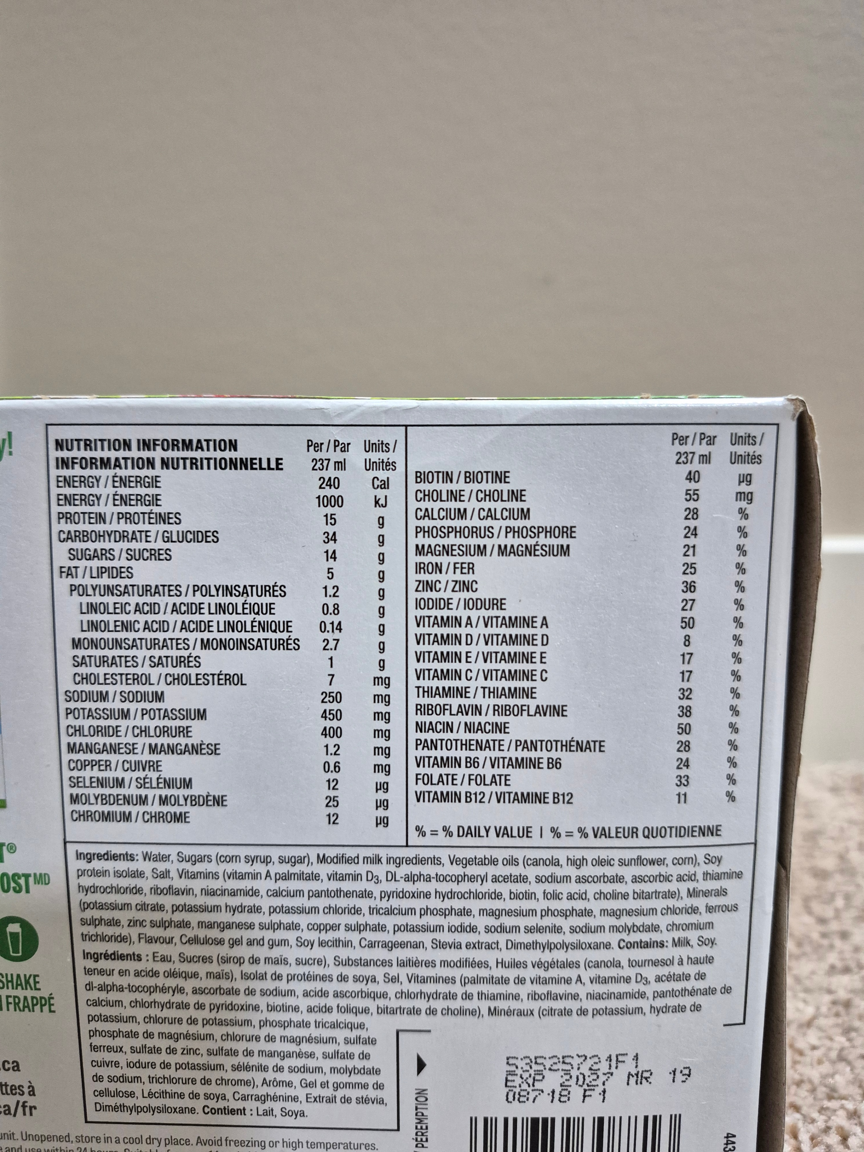 4 Boxes of BOOST High Protein Drinks (Strawberry or Chocolate) - photo 4