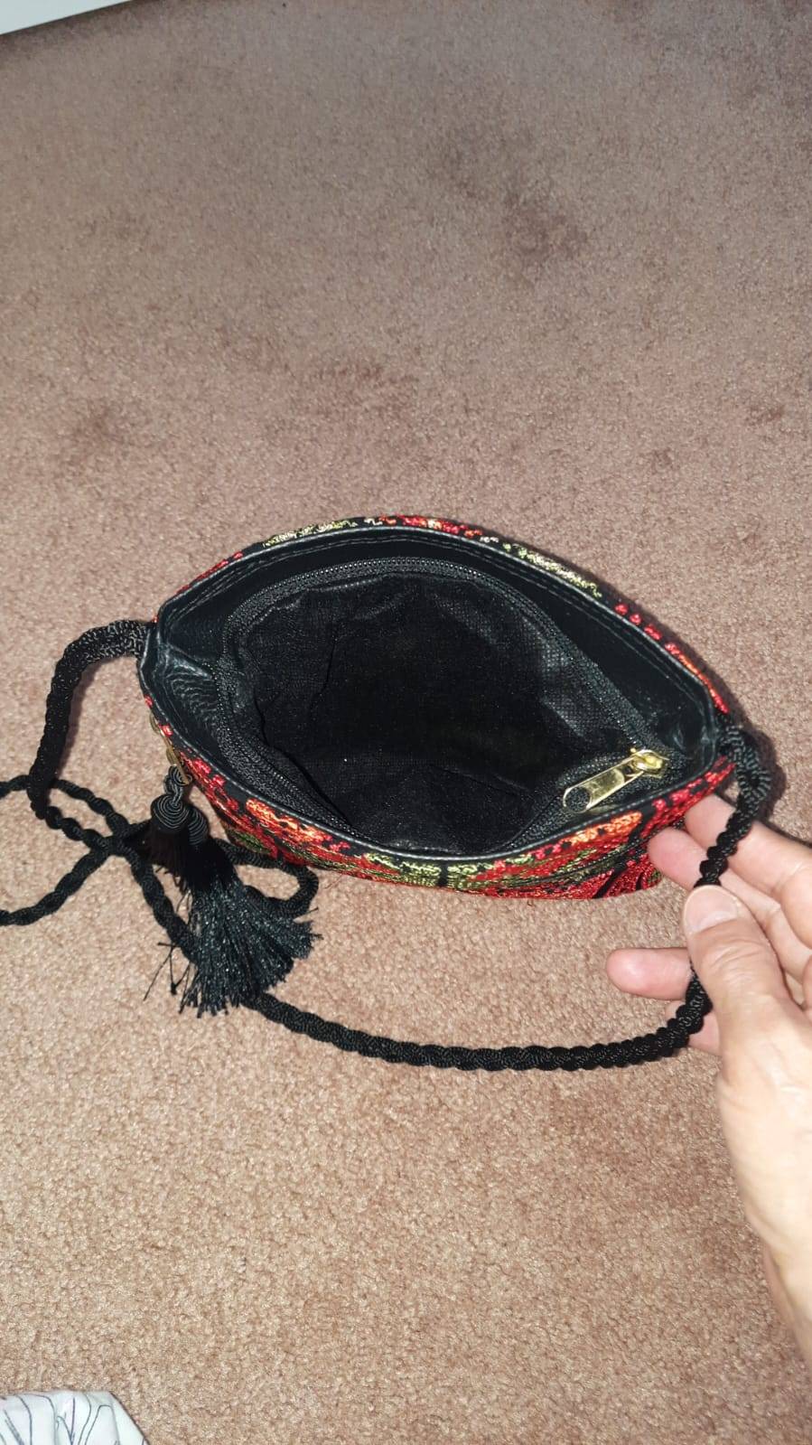 Embroidered Crossbody Bag with Tassels - photo 4