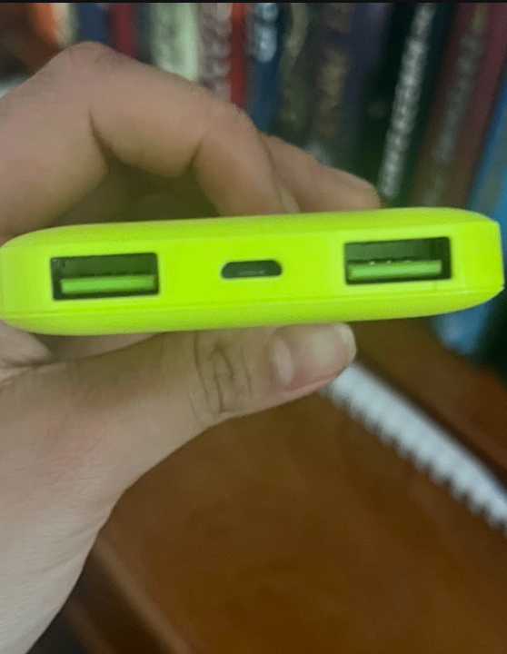 Portable Power Bank - Neon Yellow/Green - photo 2
