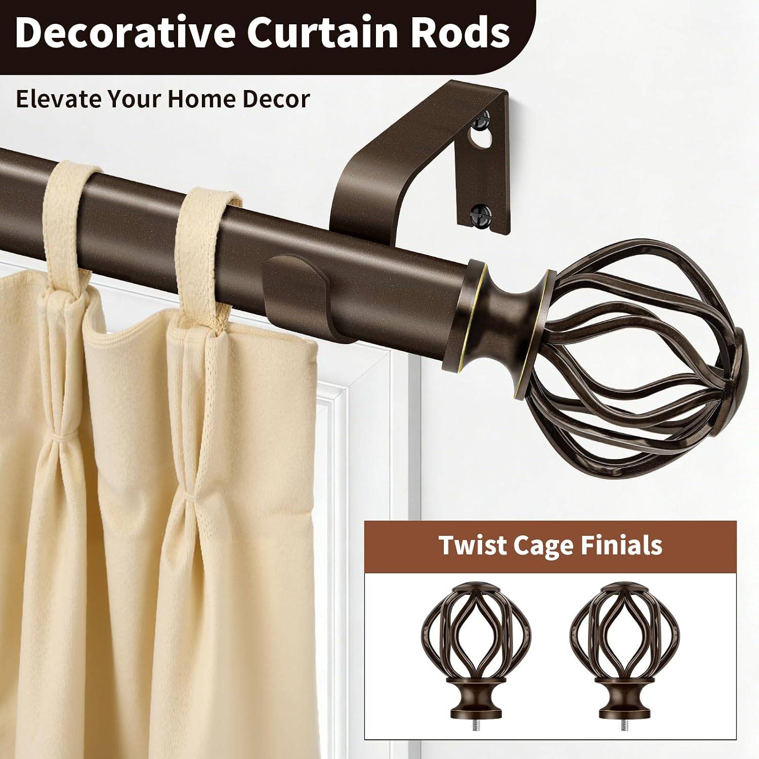Bronze Curtain Rod - photo 3