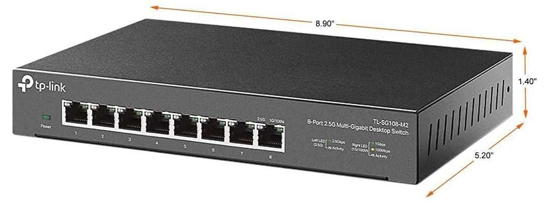 TP-Link 8-Port 2.5G Multi-Gigabit Desktop Switch - photo 2