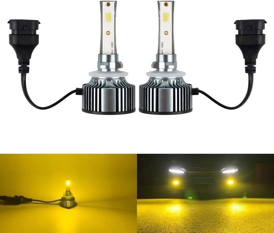 H27/880/881 LED Headlight & Fog Light Bulbs– (Pair) Golden Light