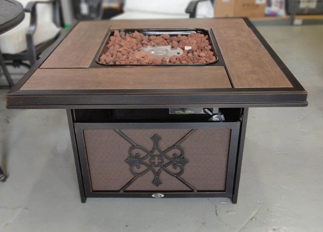 St. Charles 5-Piece Metal Outdoor Patio Fire Pit - photo 4