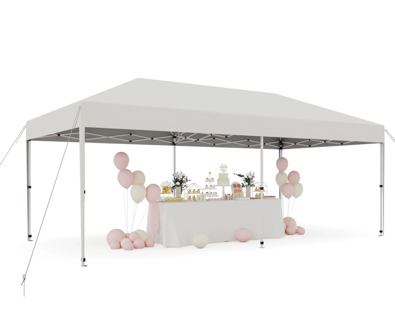 Pop Up Canopy 10'x20' Heavy Duty Waterproof Carrying/Sand Bag - photo 2