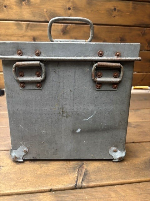 Vintage Metal Storage Box - photo 2