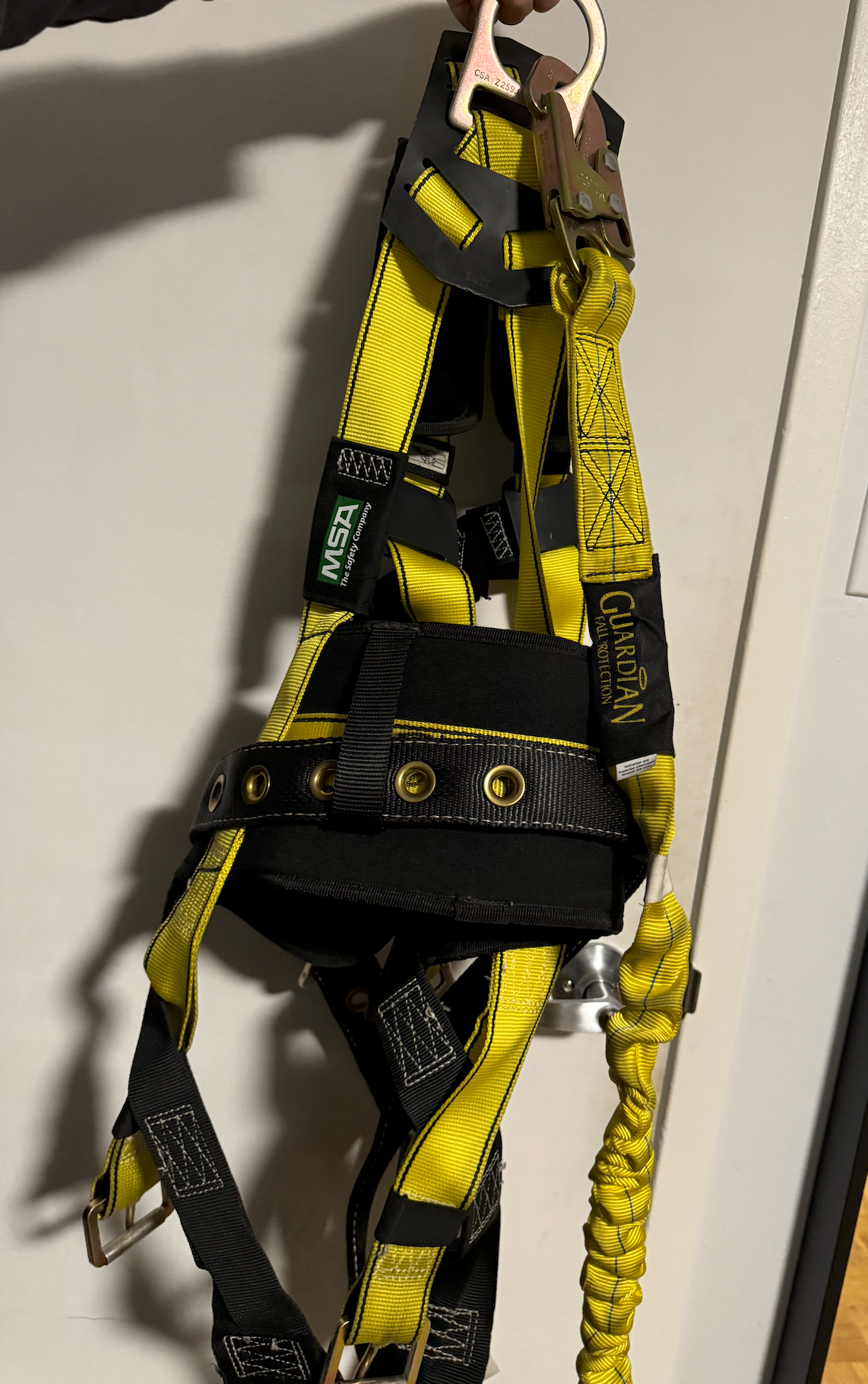 Guardian MSA Harness and Lanyard