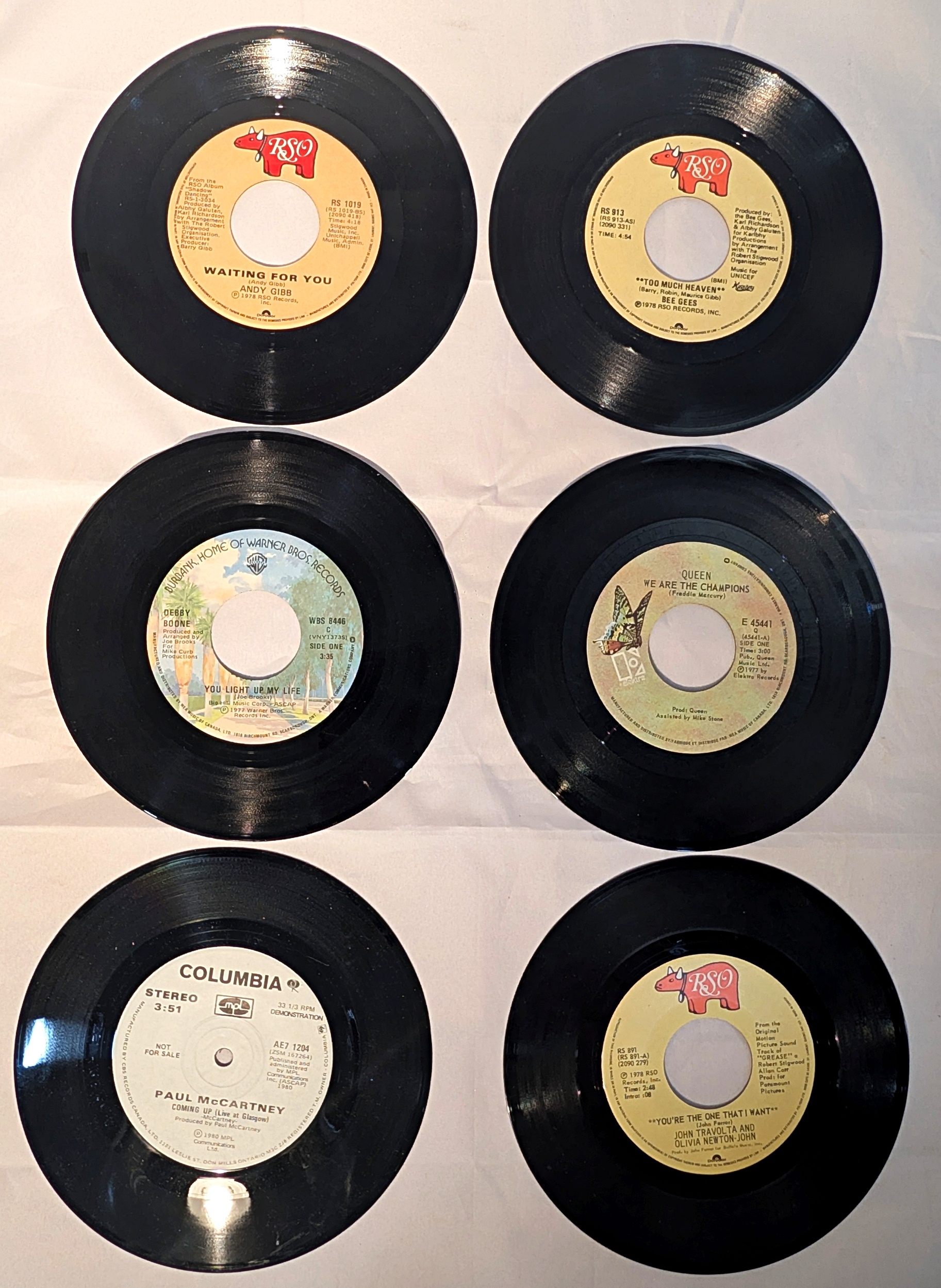 (23) 7" 45rpm Vinyl Records - photo 3
