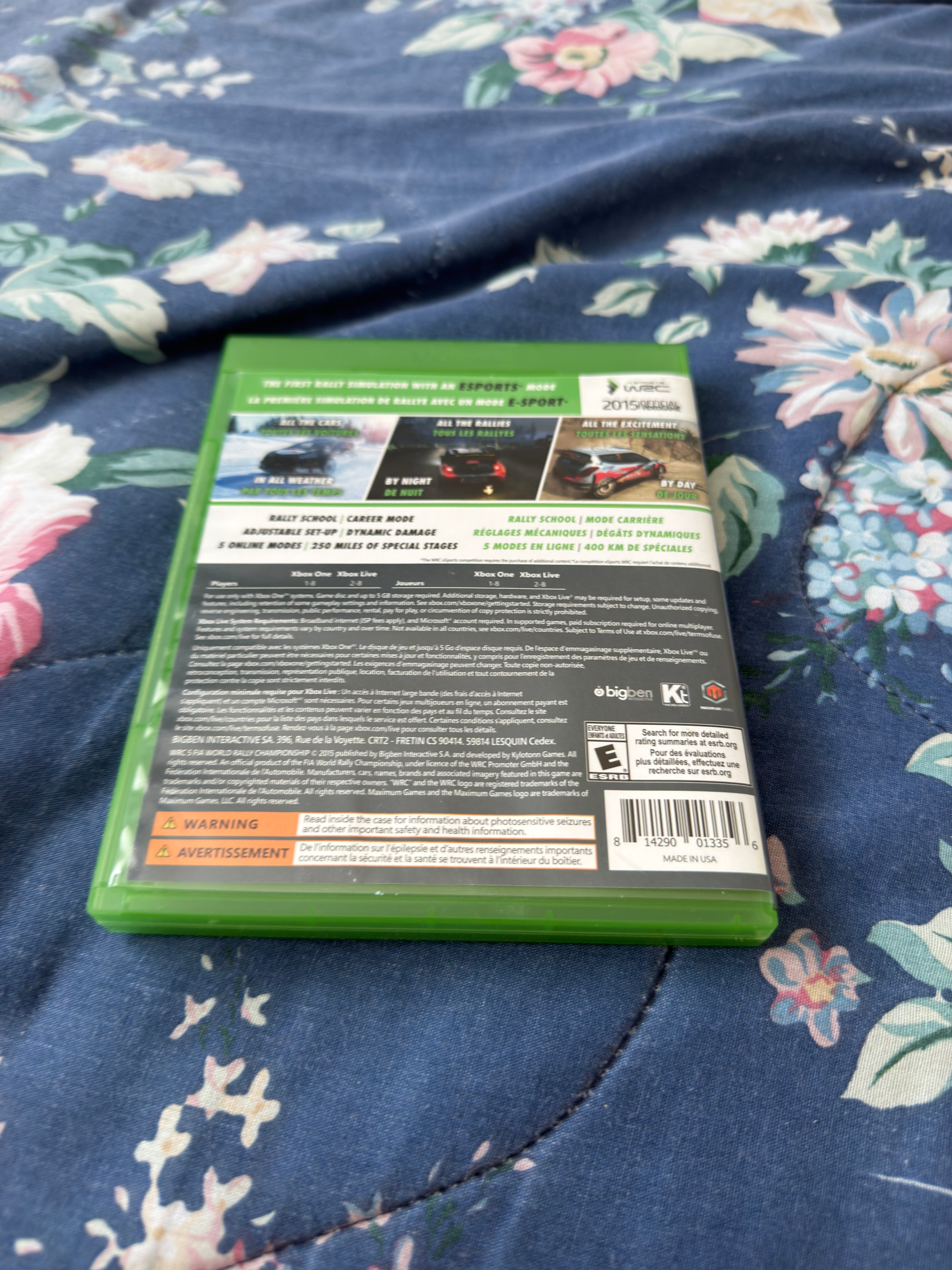 WRC 5 FIA World Rally Championship Xbox One Game - photo 2