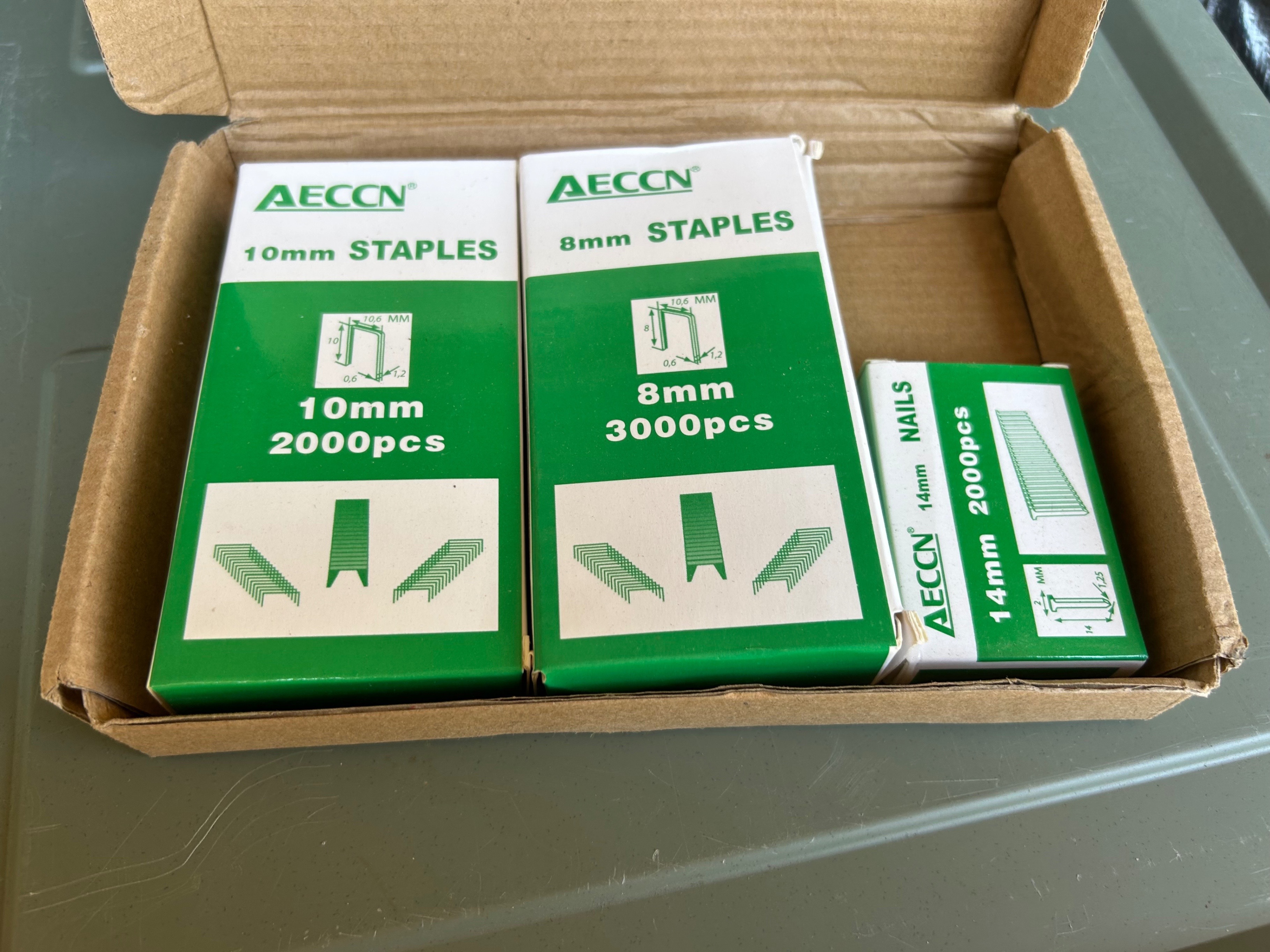 7000 Heavy Duty Staples in 8mm, 10mm, & 14mm