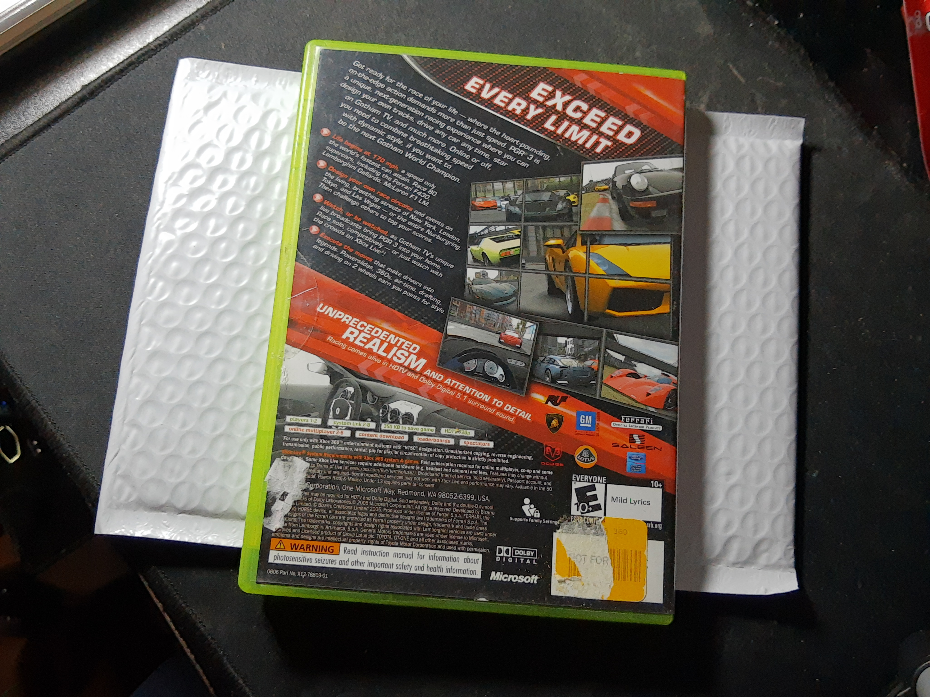 Project Gotham Racing 3 PGR3 Microsoft Xbox 360 - photo 4