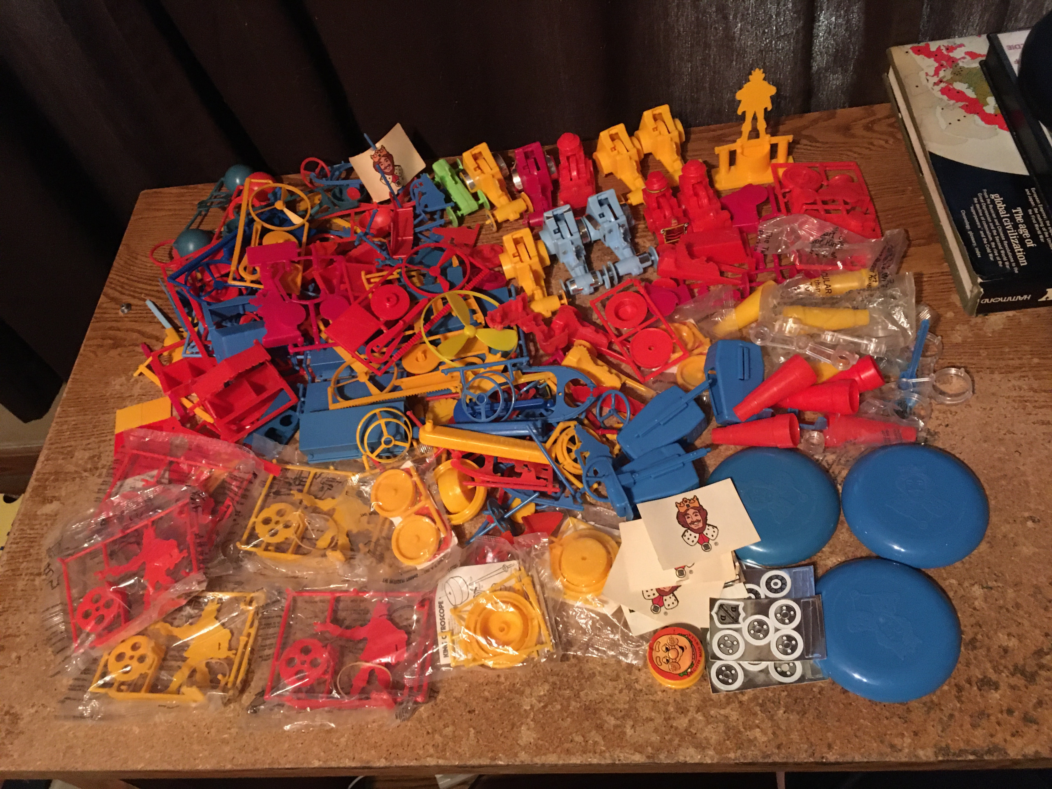 Huge lot of Vintage 1978-81 Burger King Kids Meal Toys
