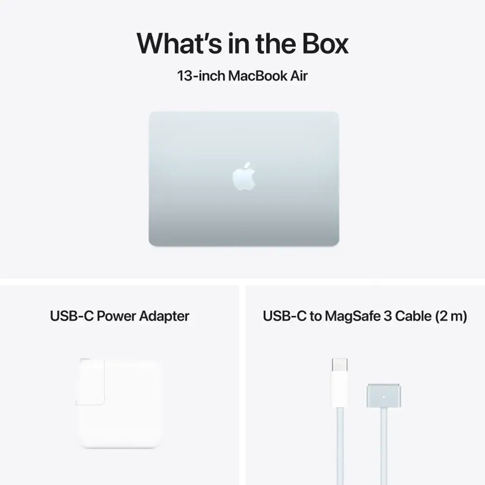Apple MacBook Air 13" M4 chip 16GB RAM 256GB SSD Sky Blue - photo 3
