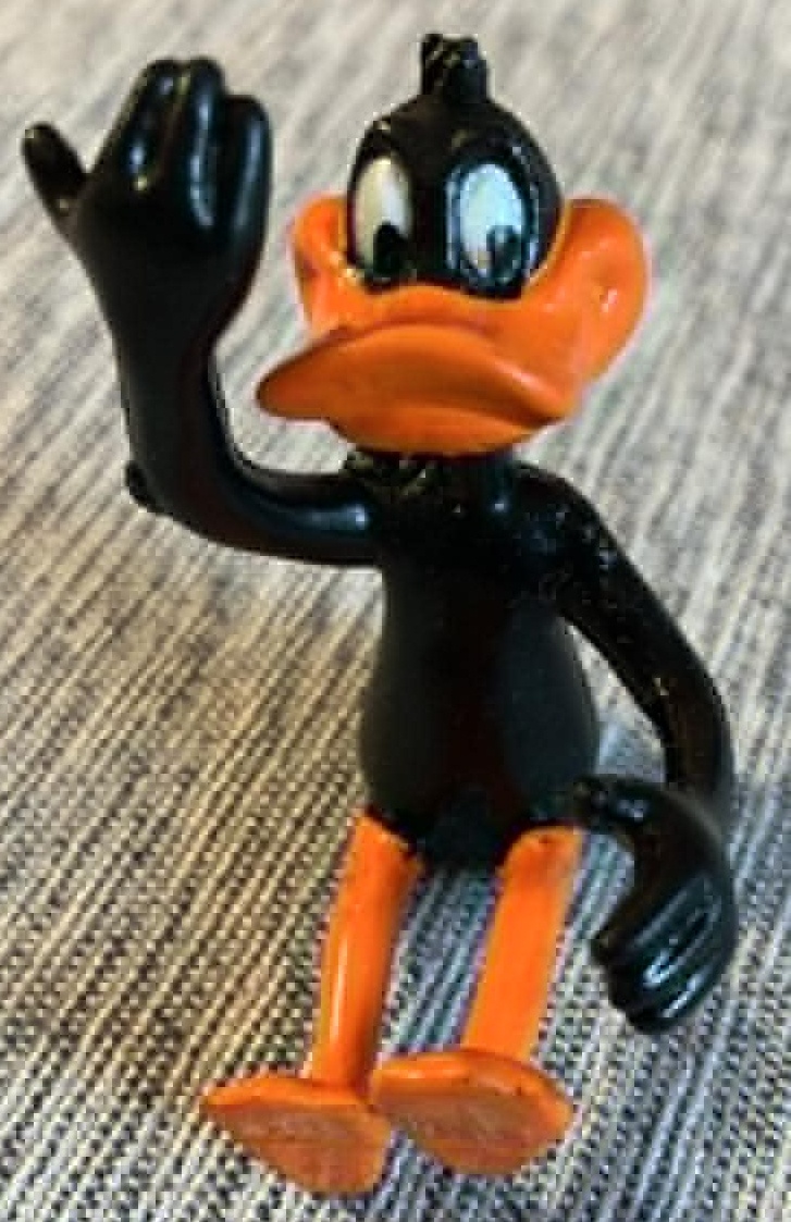 Vintage Warner Brothers Looney Tunes Daffy Duck - 2 Inches