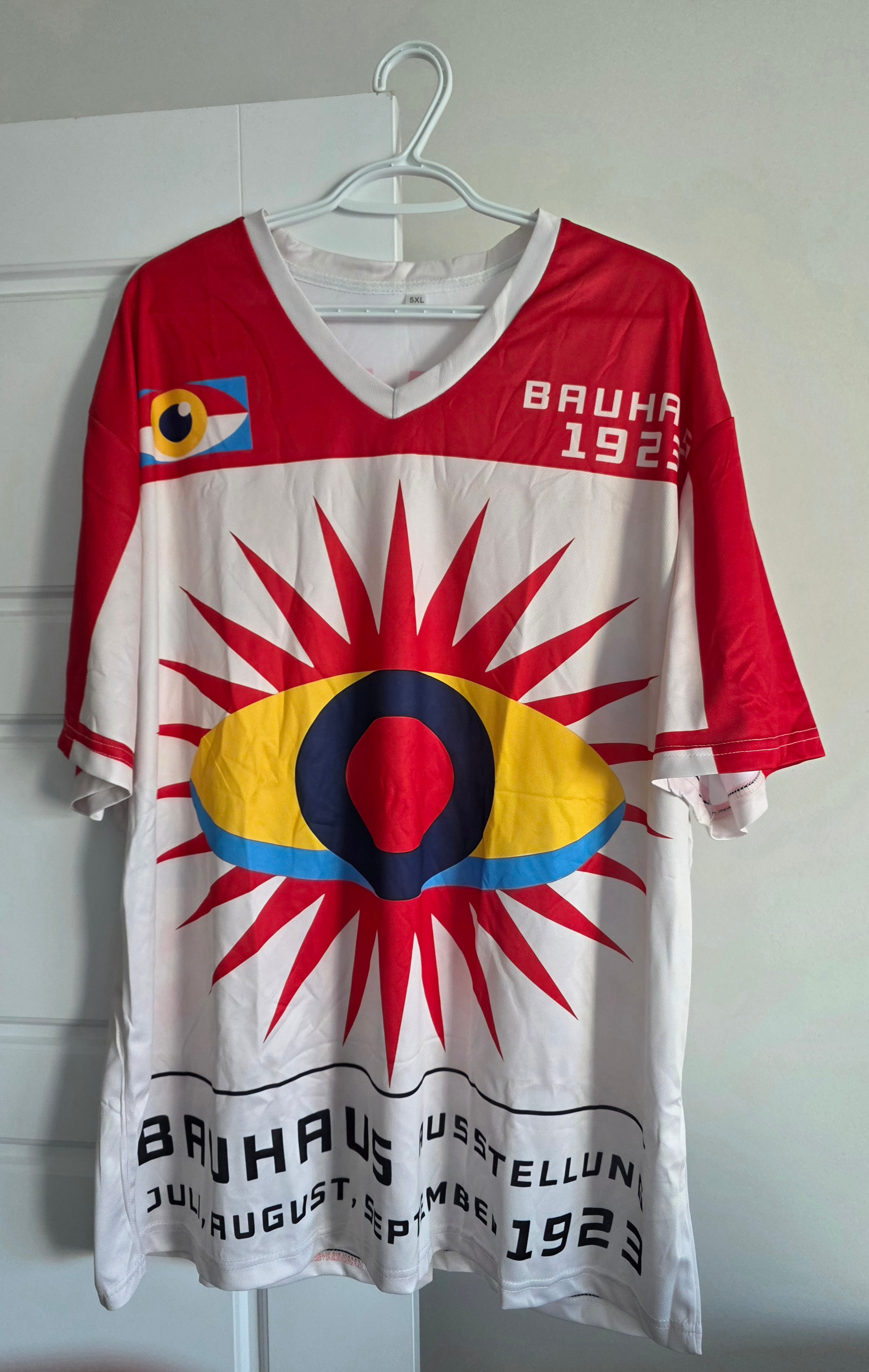 "BAUHAUS"-"School of Arts/Crafts Oversized Mesh Jersey-Unisex - photo 3