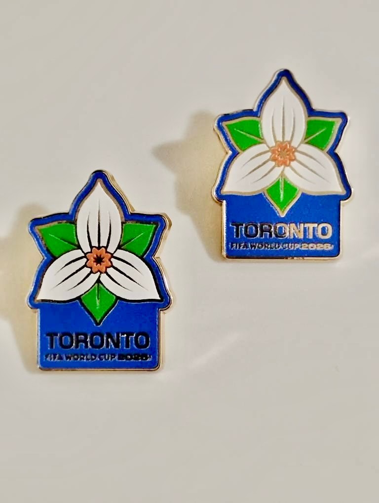 ( 2 x ) 2026 FIFA World Cup Host City Pins - Toronto