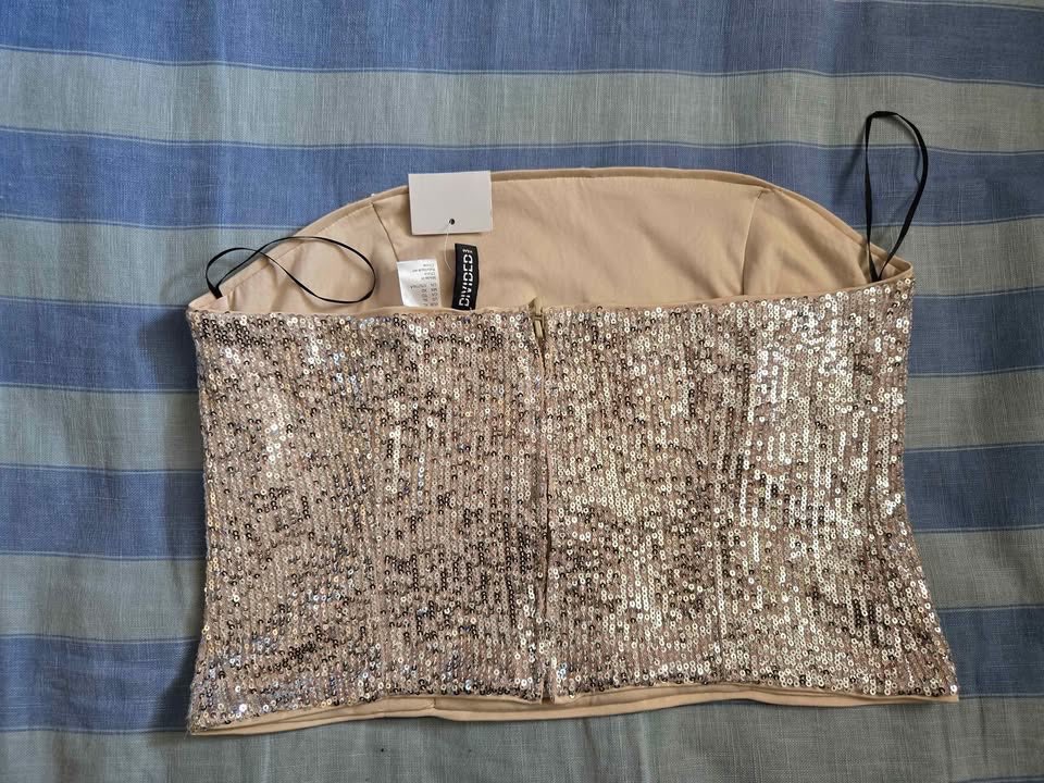 H&M SEQUENCE TUBE TOP WOMENS SIZE XL - photo 2