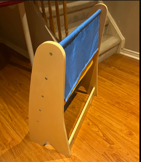 Children’s Canvas Sling Bookshelf / Toy Book Rack - photo 2
