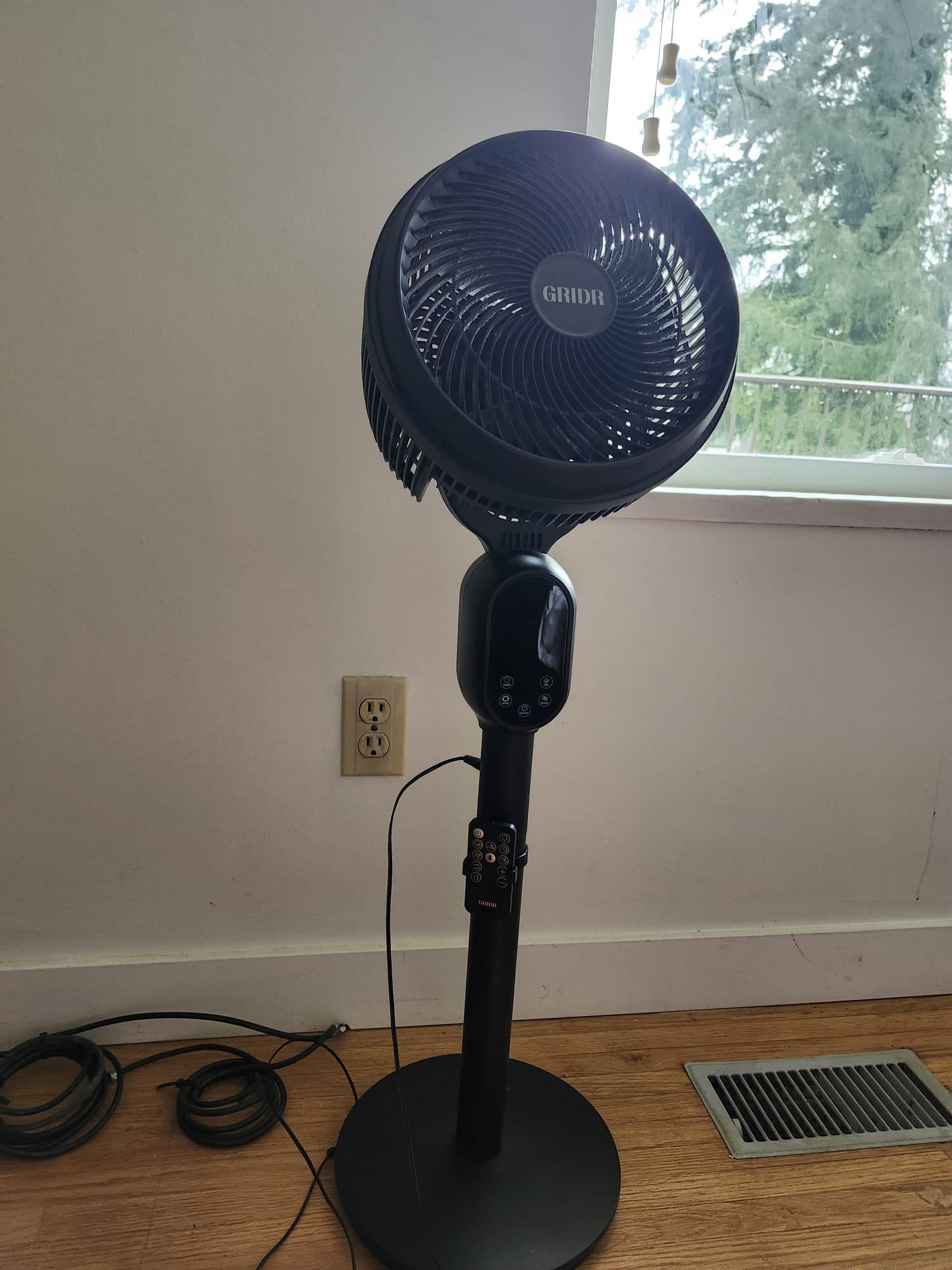 Black Pedestal Fan - Moving Sale - photo 2