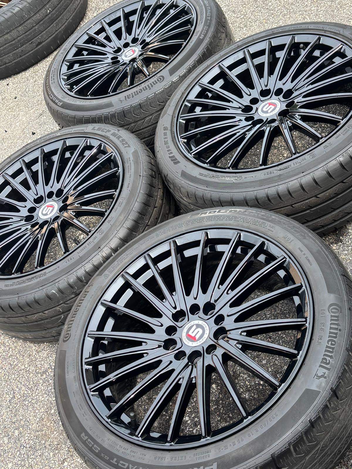 NEW18”Spec1(5x112/5x114)+used 225/45/R18–Jetta/Civic/Golf/RSX/C