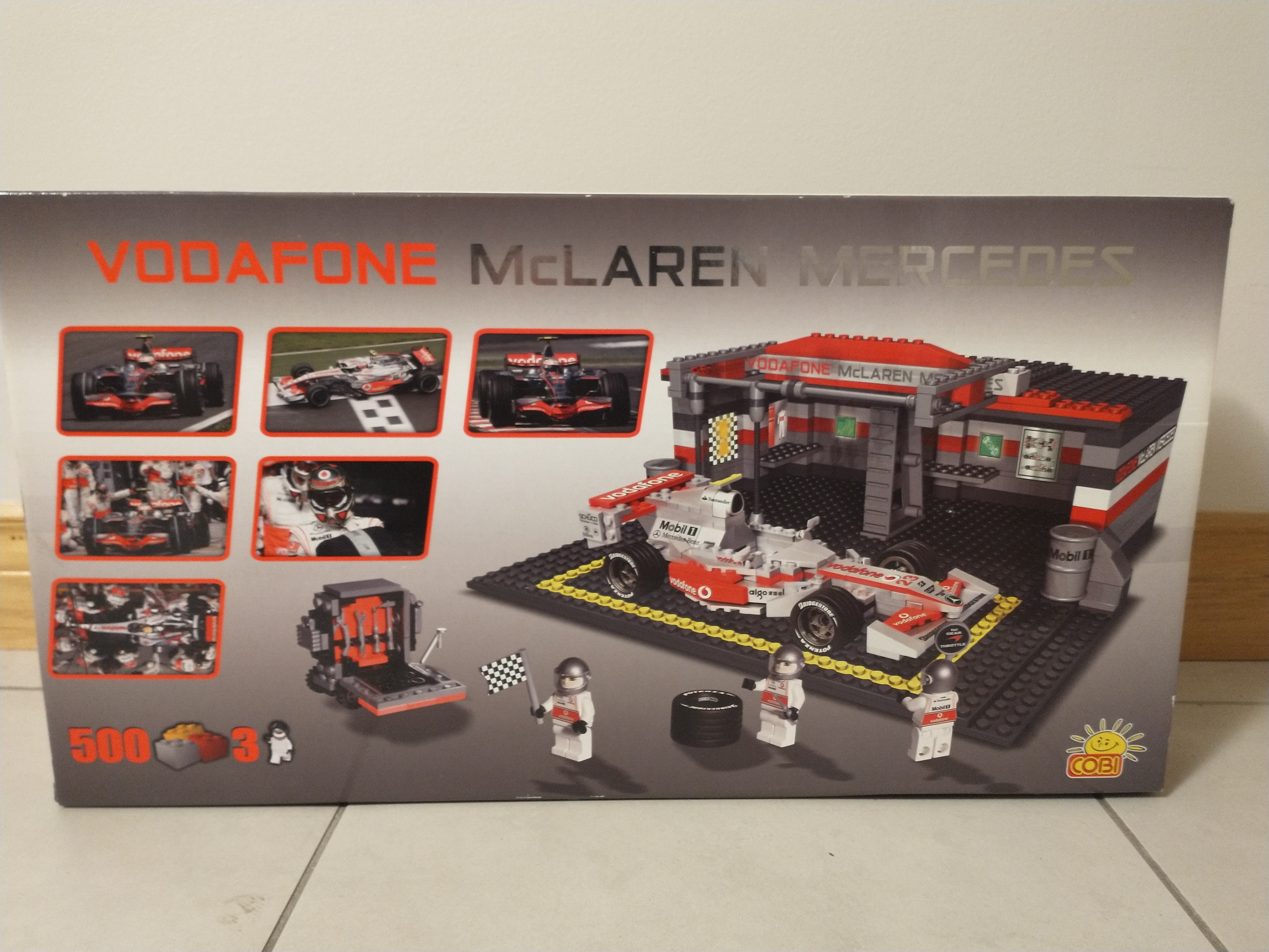 Vodafone McLaren Mercedes Cobi 500 Piece Toy 25500 New & Sealed