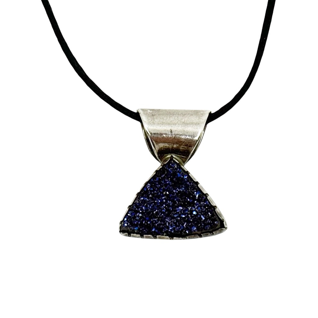 BH Zuni Sterling silver druzy pendant - photo 2