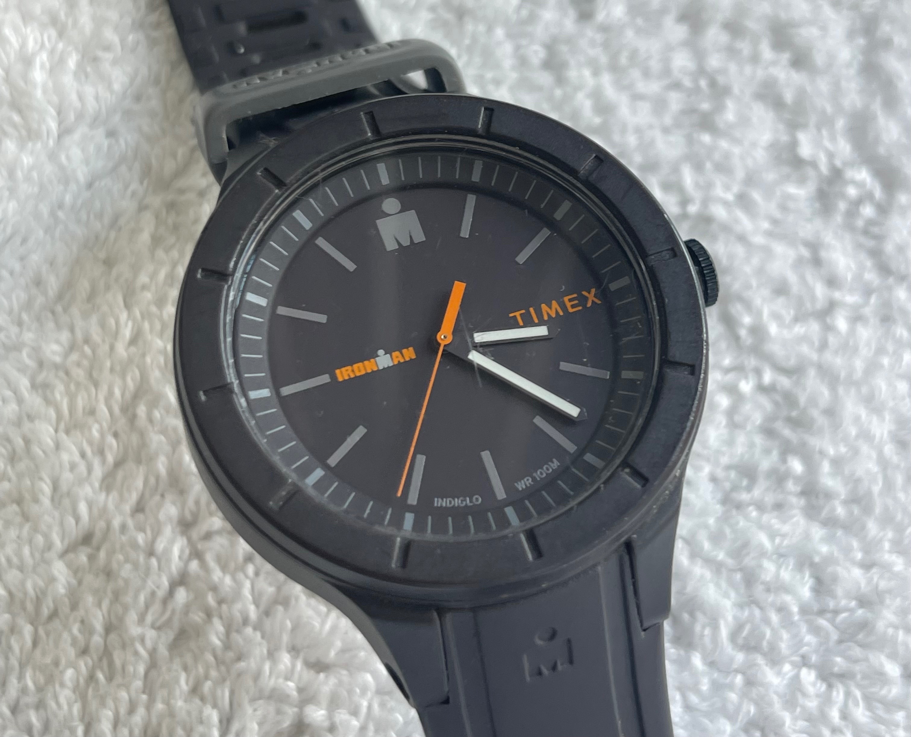 Timex Ironman Stealth Black Analog Watch T5K904 (RUNNING!) - photo 4