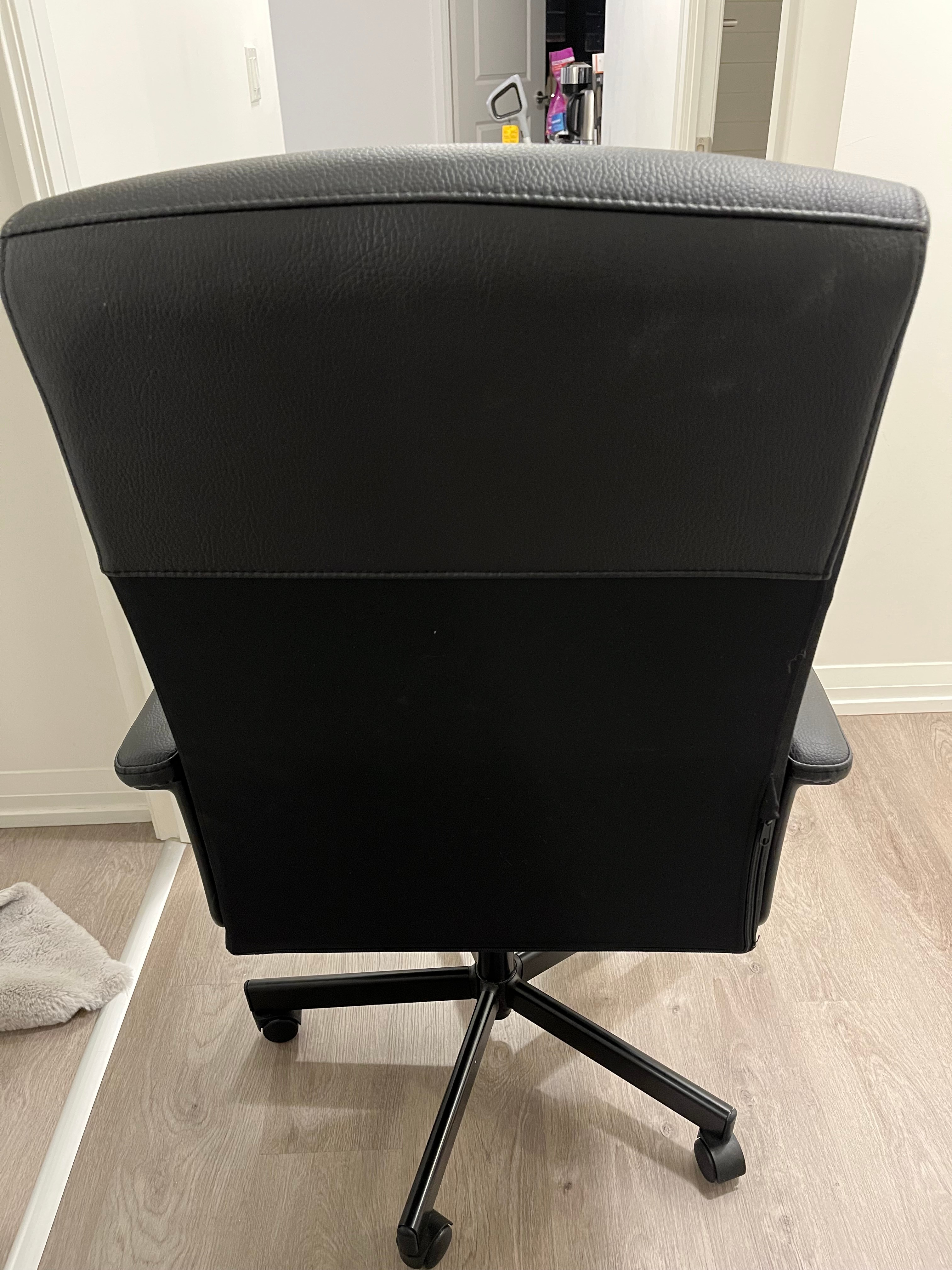 Ikea Leather Office Chair - photo 2