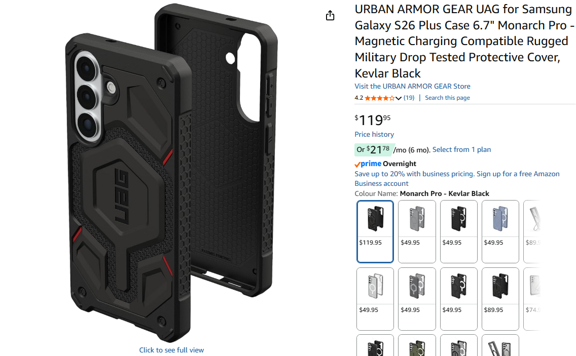 Samsung Galaxy S26 Plus Case – Military-Grade Protection, - photo 2