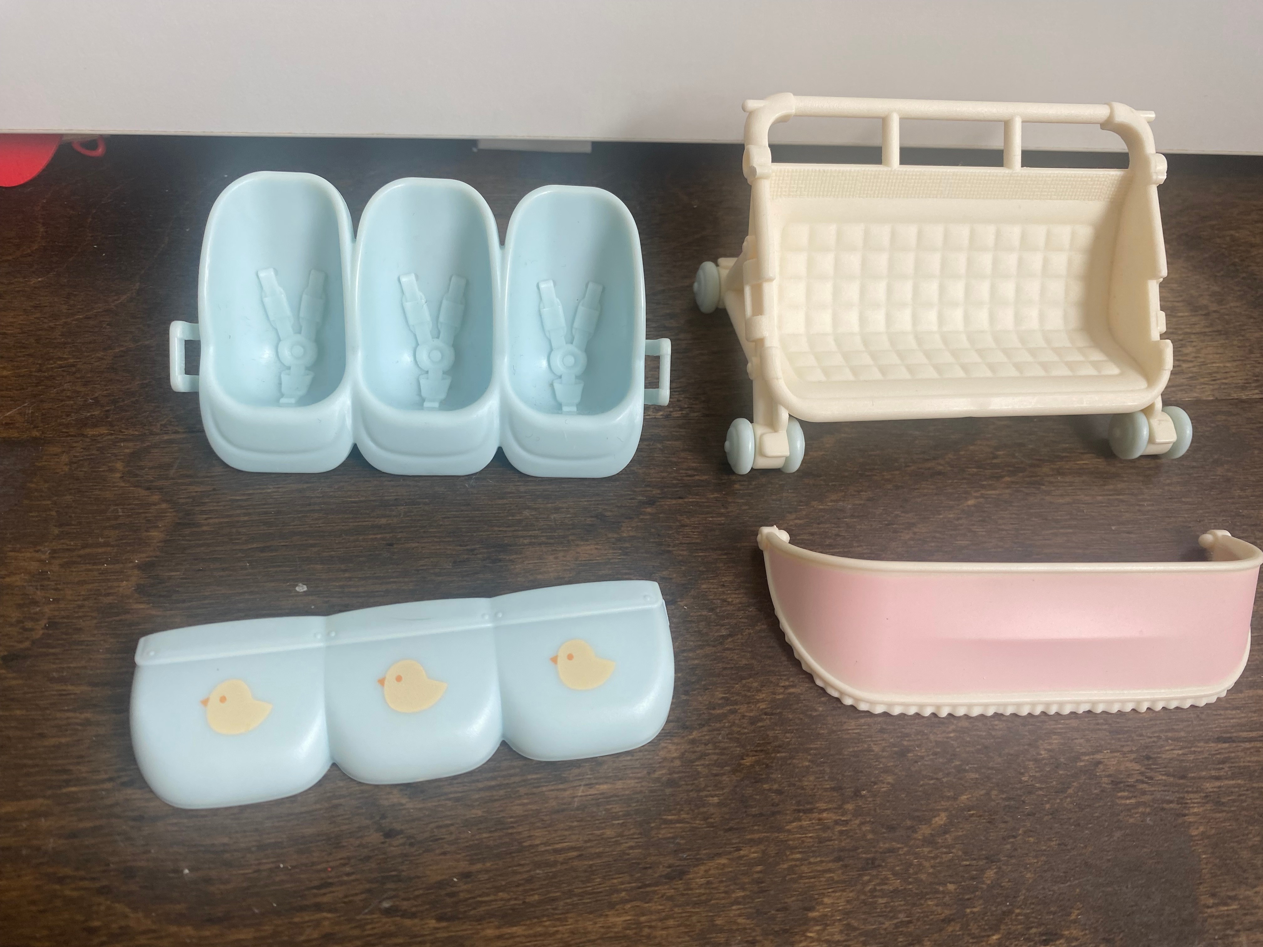 Calico Critters Triplets stroller-2-in-1 stroller and car seats! - photo 3
