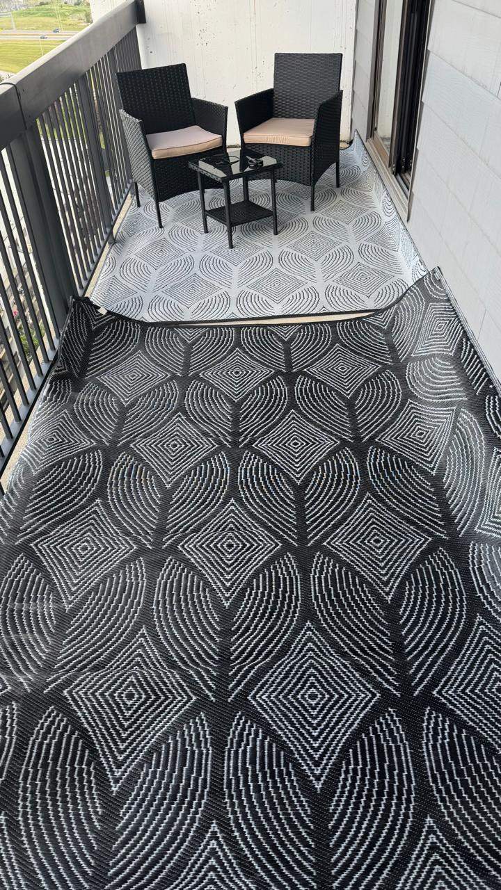 Outdoor Balcony Area Rug - set of 2 - photo 2