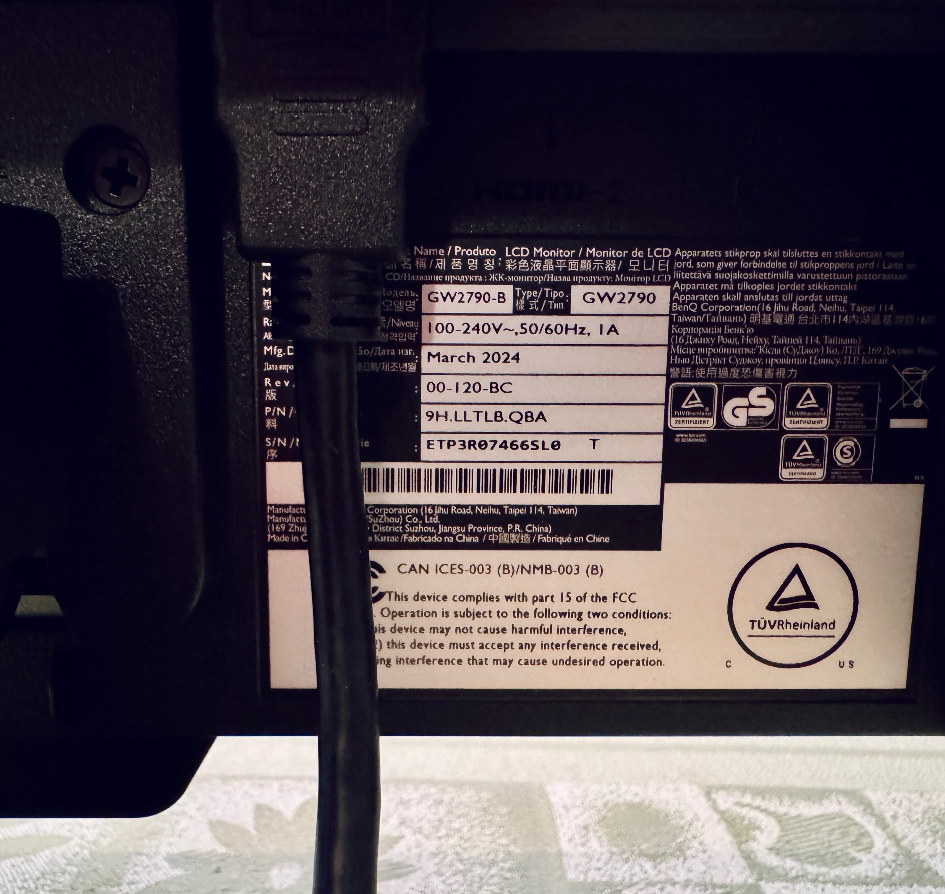 BenQ GW2790-B 27” IPS Monitor – 100Hz | Eye-Care | Built-in - photo 2