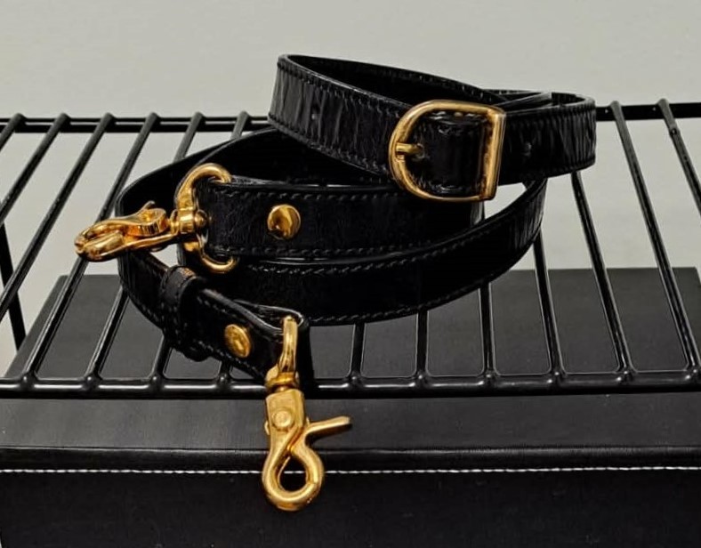 New Naturalizer Black Genuine Leather Satchel Handbag+Free Strap - photo 2