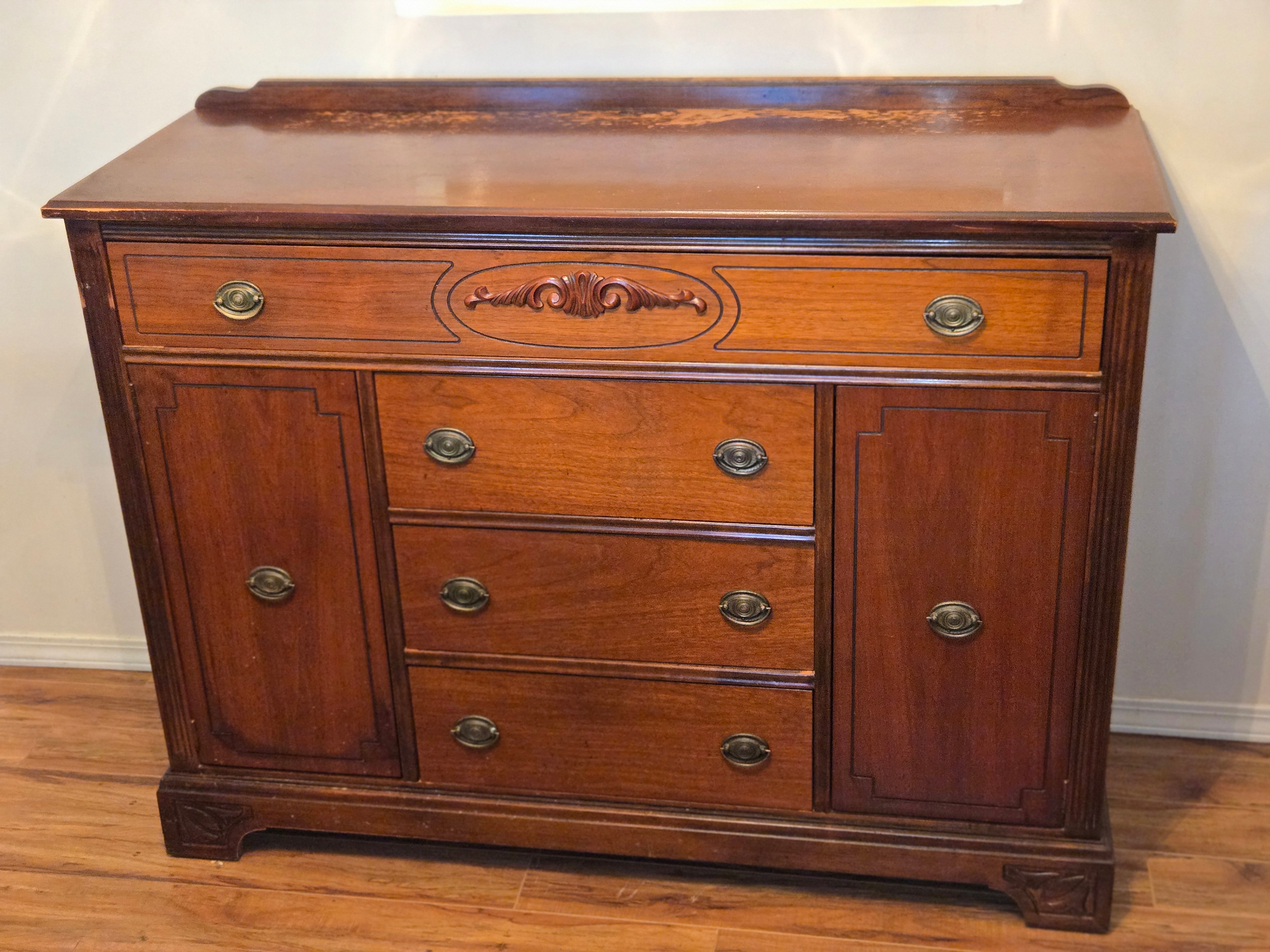 1920s Krug Bros. Federal Revival Buffet
