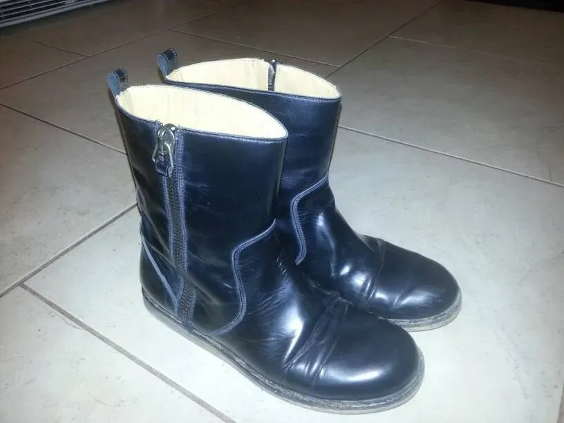 Authentic Designer Vintage Leather Boots Maison Martin Margiela - photo 3