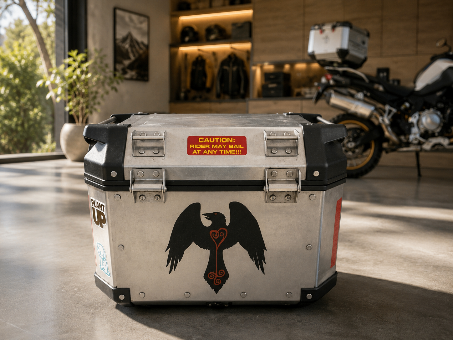 KAPPA Monokey Aluminum Adventure Motorcycle Top Box, incl. Keys