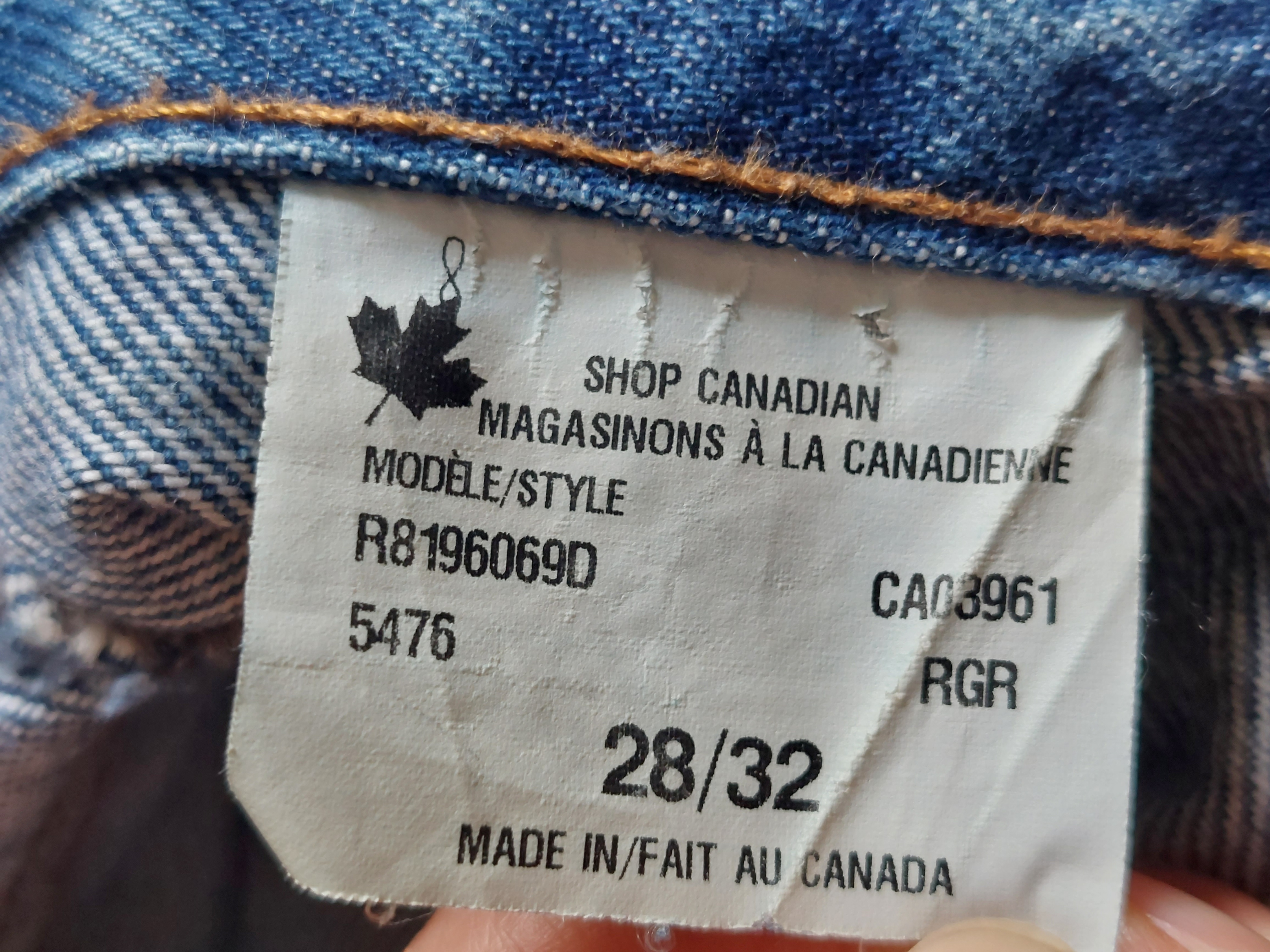 Vintage Made In Canada Dakota Women's Denim Jean Shorts - photo 2