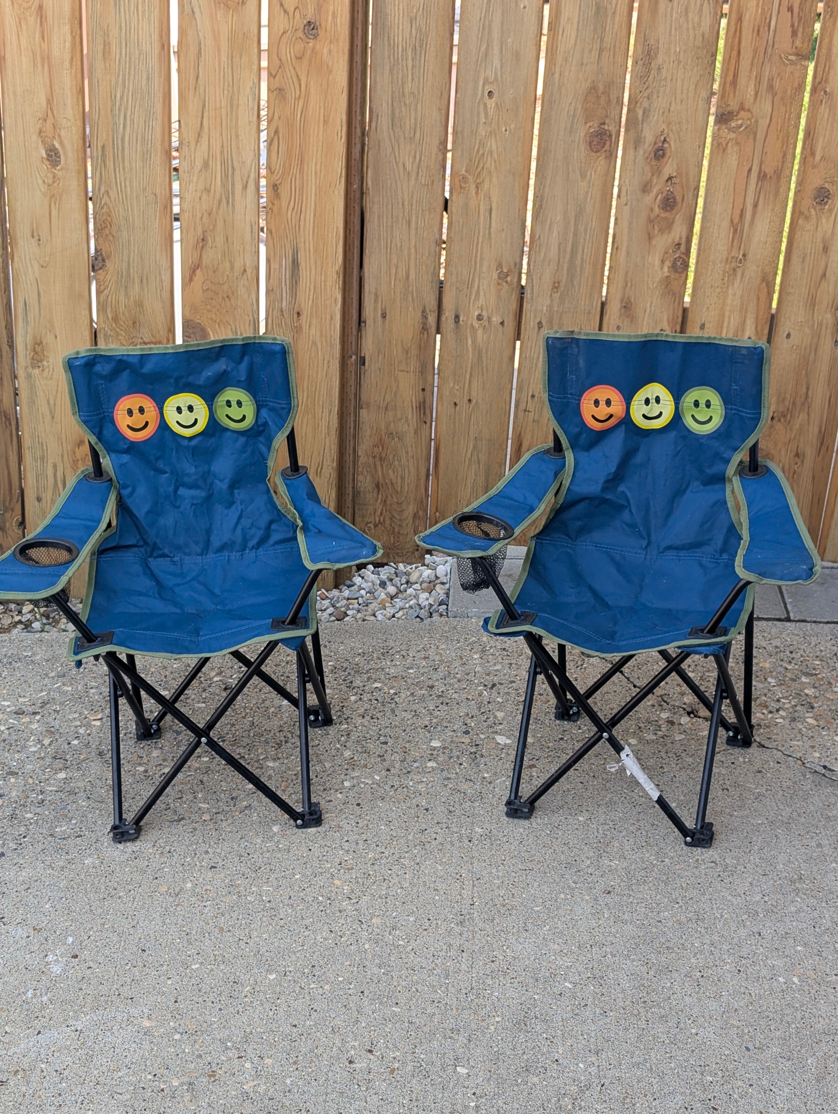 Small folding children's camping chairs