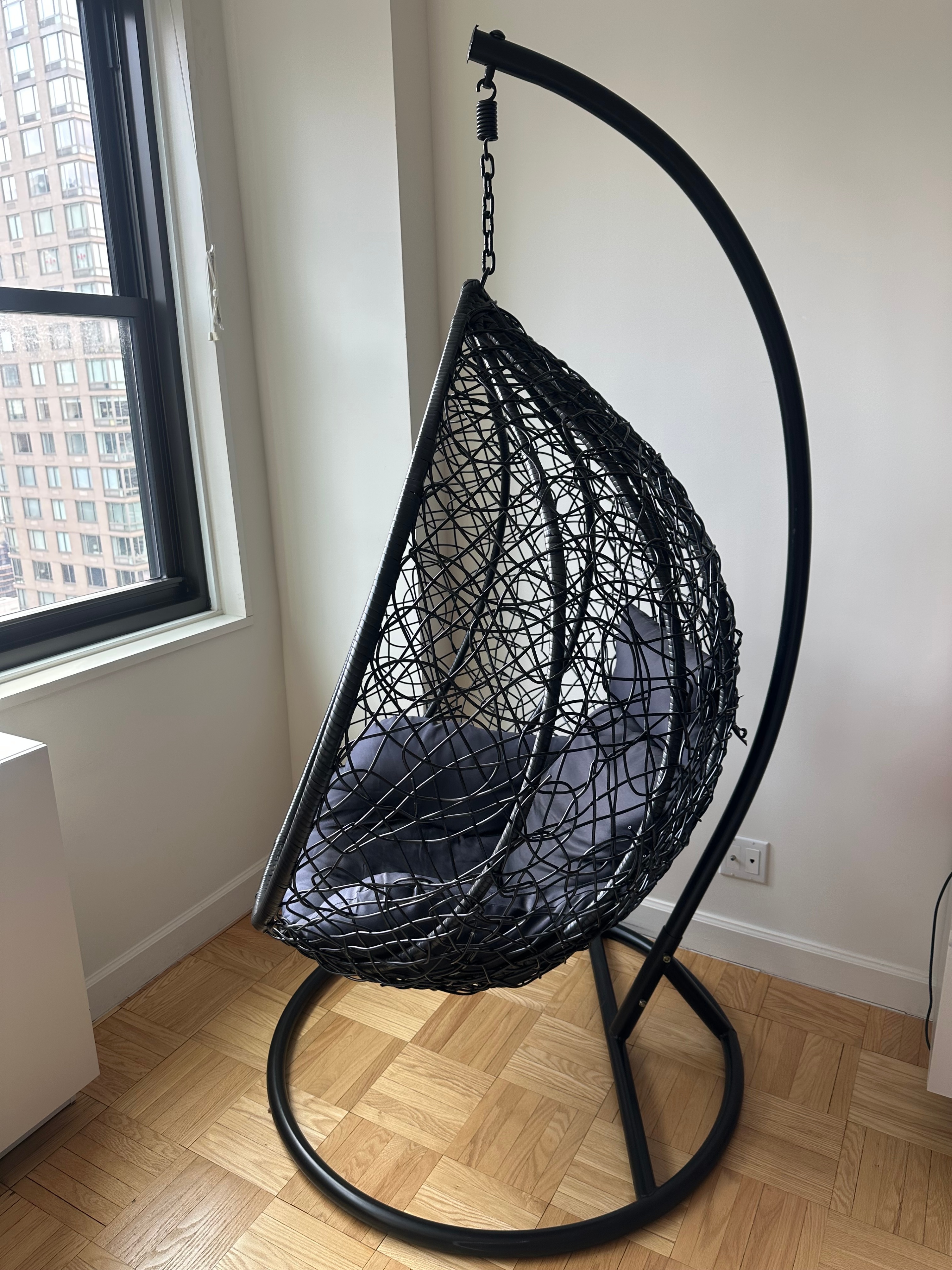 Luxury Swing Egg Chair with Cushions - photo 2