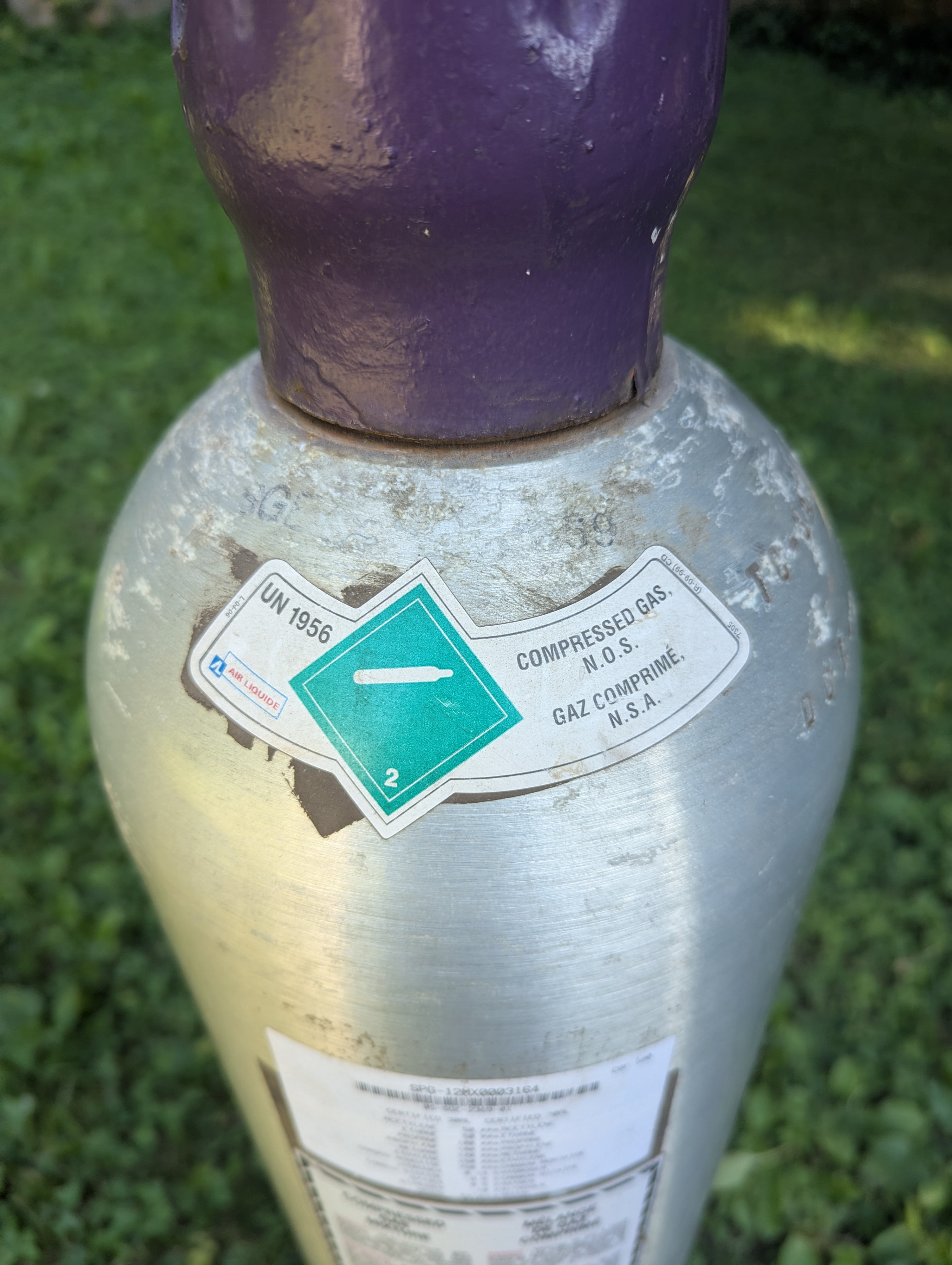 Aluminum Welding Gas Cylinder - photo 2