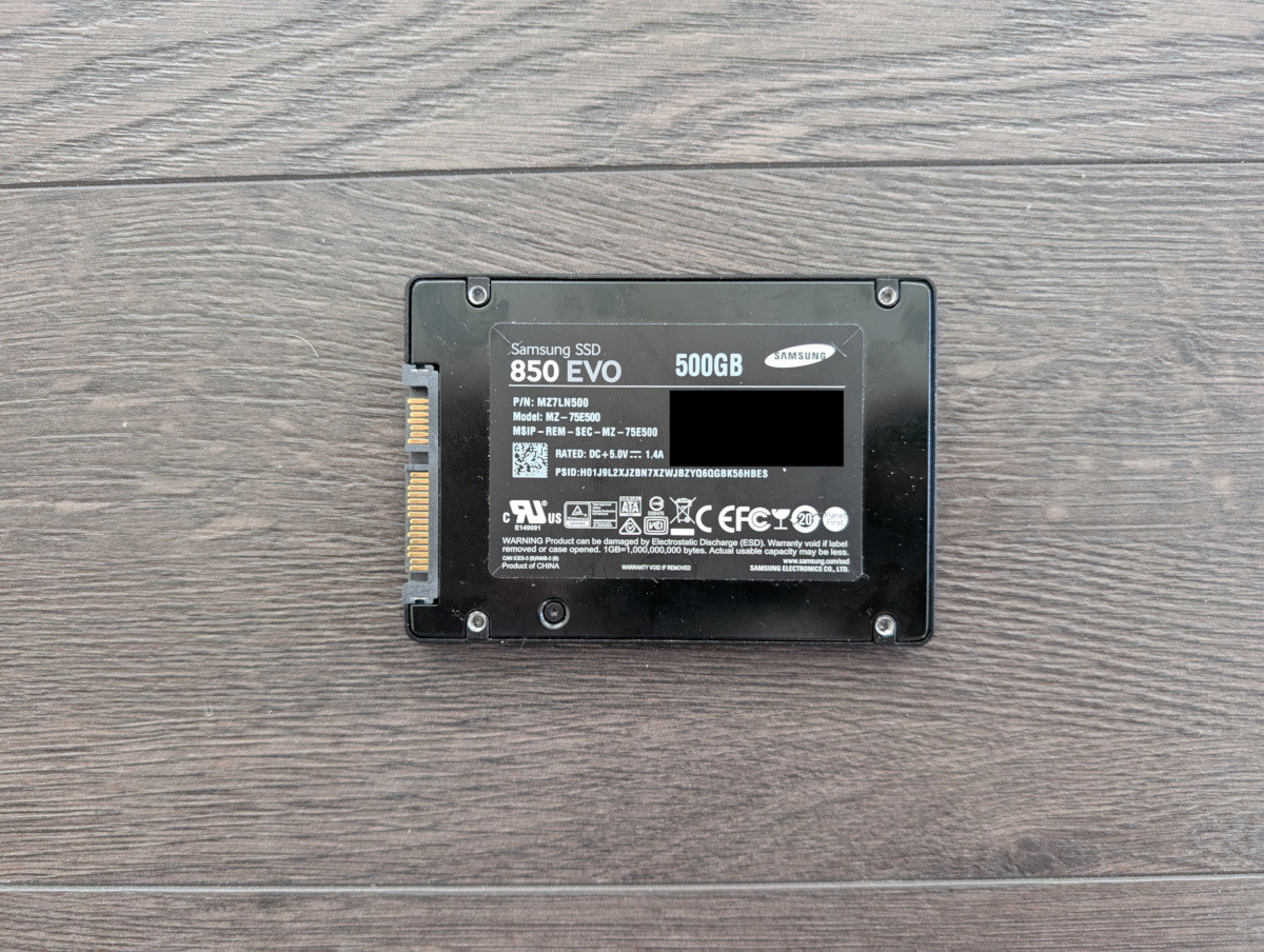 Samsung SSD 850 Evo SATA 500GB - photo 2