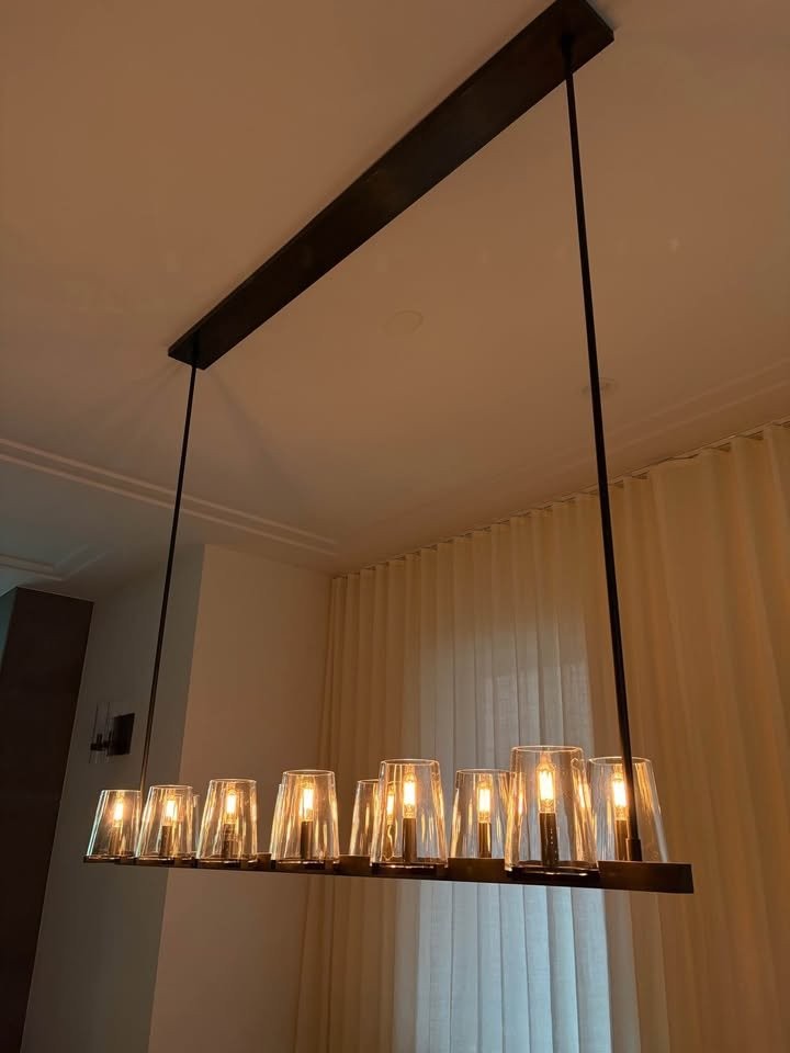 RH Pauillac 60" Linear Chandelier - Like New (70% Off Retail) - photo 3
