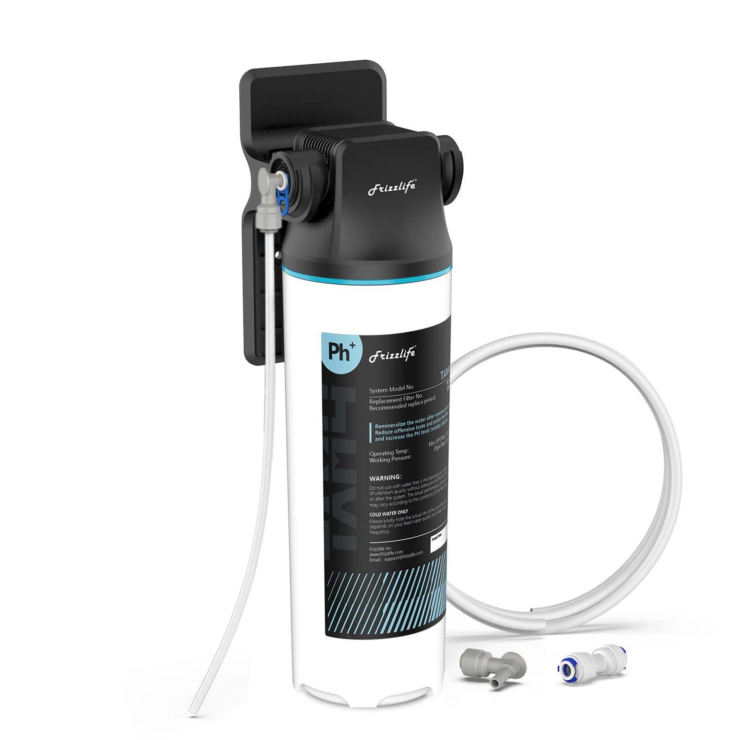 Frizzlife TAM4 Under Sink Inline Water Filter - Alkaline PH....