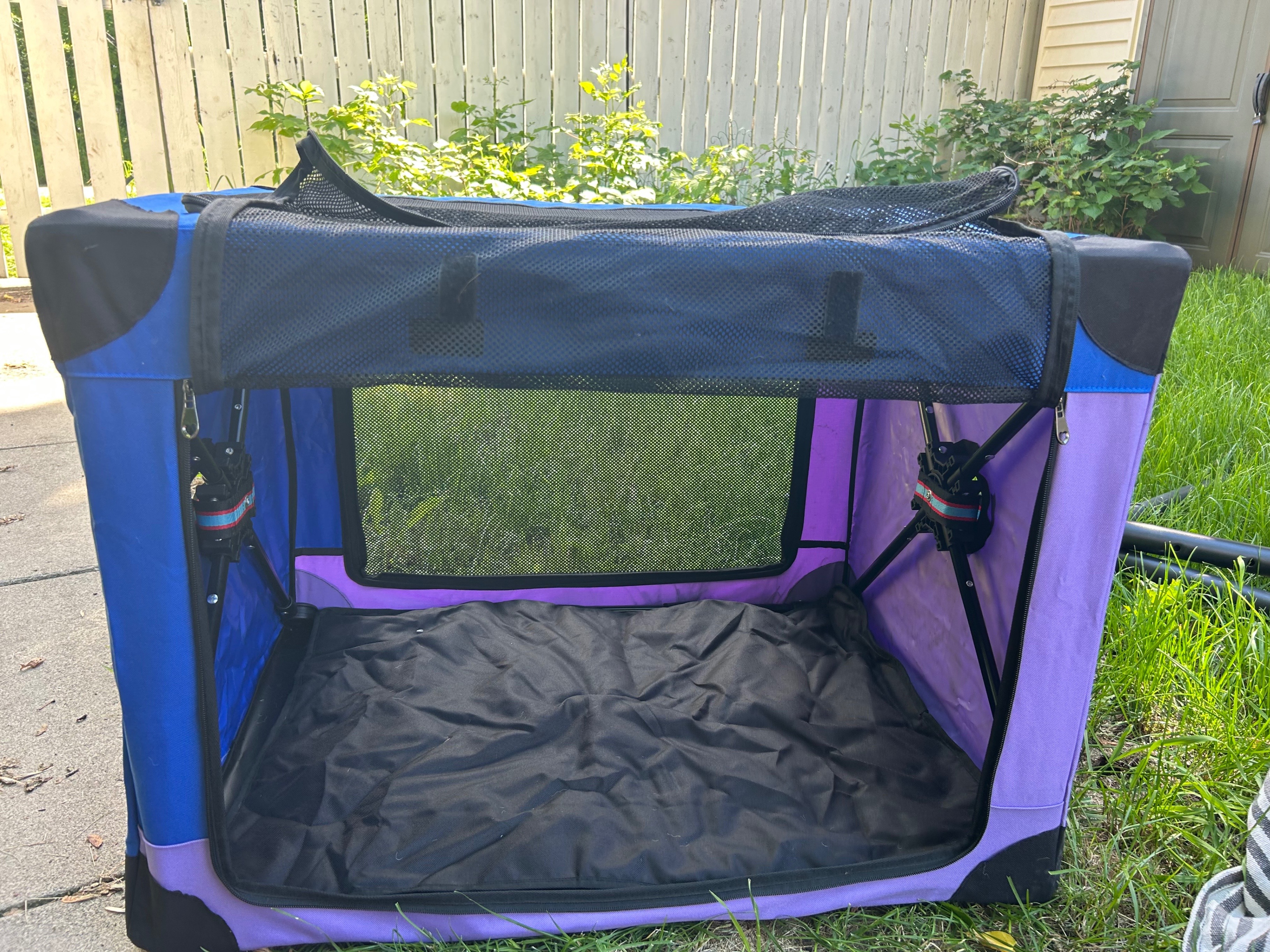 4 Doors Soft Portable Folding Dog Crate