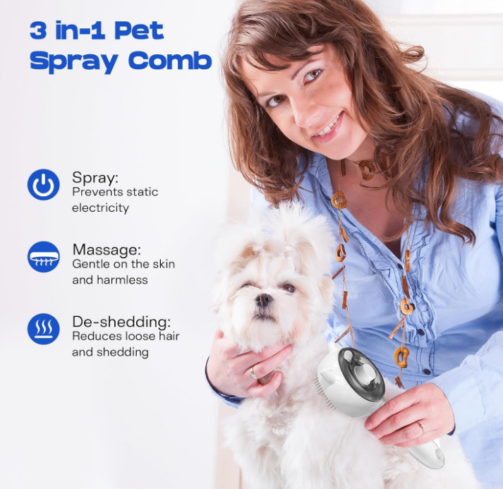 Steam Brush for Cats and Dogs *NEVER USED* - photo 4